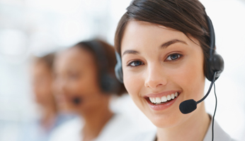 Smiling man at reception