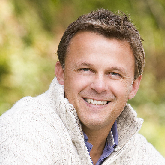 Happy man smiling